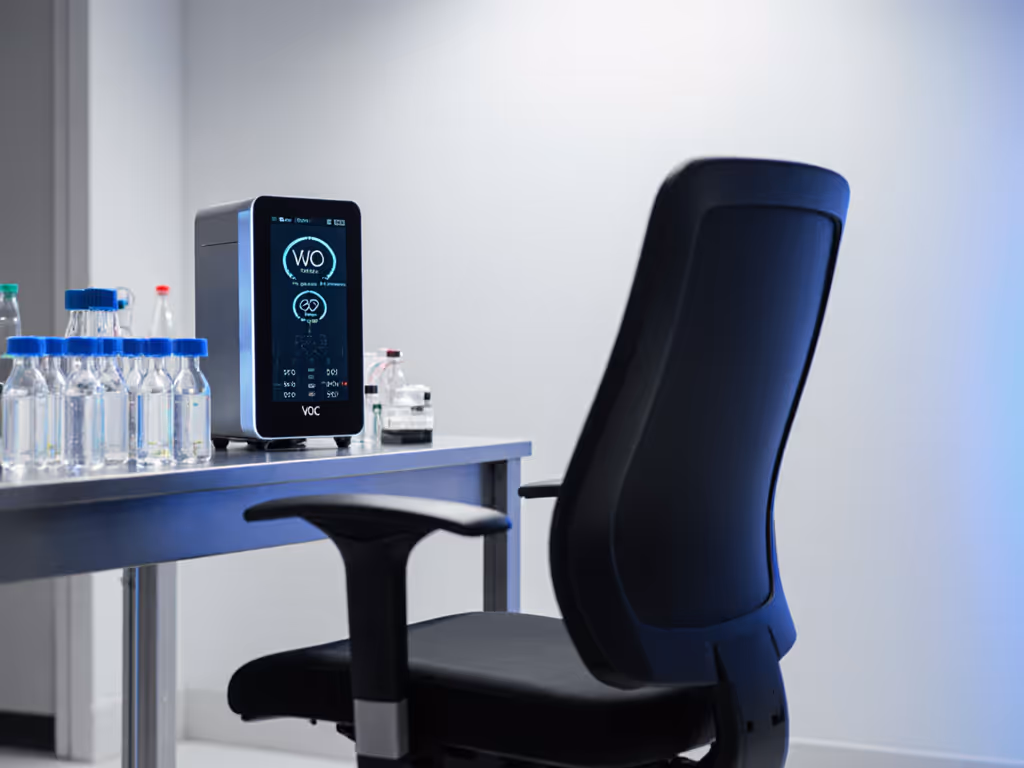 office_chair_voc_testing_setup_with_air_quality_monitor