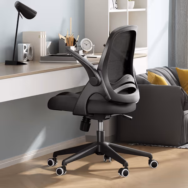 Hbada Office Chair with Flip-Up Arms